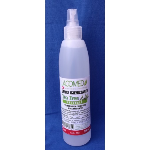 Spray Igienizzante Mani e Superfici Naturale Tea Tree 250 ML